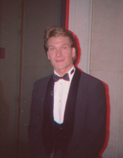 Photo Anaglyph, Patrick Swayze